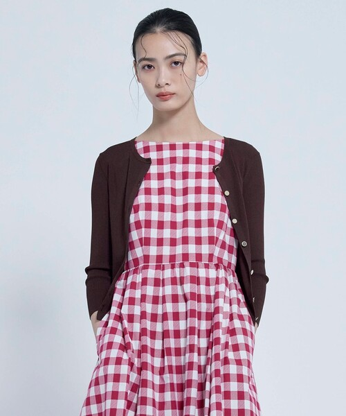 TOCCA(トッカ)の「AUTUMN TIME カーディガン(カーディガン/ボレロ・レディース・ブラウン系/ワイン系/ネイビー系・MEDIUM/SMALL)」の16枚目の写真