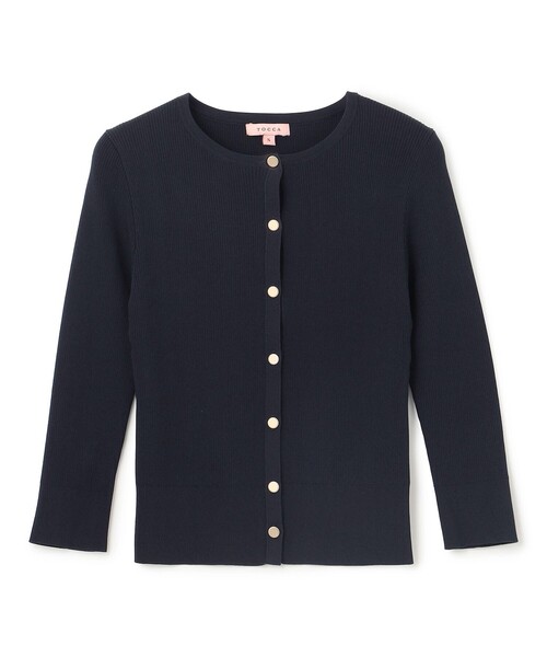 TOCCA(トッカ)の「AUTUMN TIME カーディガン(カーディガン/ボレロ・レディース・ブラウン系/ワイン系/ネイビー系・MEDIUM/SMALL)」の8枚目の写真