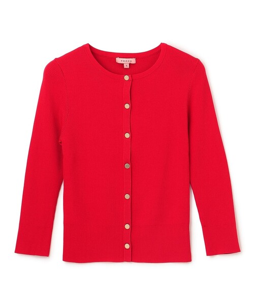 TOCCA(トッカ)の「AUTUMN TIME カーディガン(カーディガン/ボレロ・レディース・ブラウン系/ワイン系/ネイビー系・MEDIUM/SMALL)」の7枚目の写真