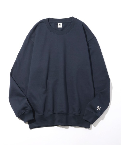 NEWTRAL（ニュートラル）の「【NEWTRAL/ニュートラル】11.2oz Standard Emblem CN Sweat / 11.2オンス スタンダード ワンポイントエンブレム クルーネックスウェット（スウェット・メンズ・ネイビー/ホワイト/ブラック/ヘザーグレー/アッシュグレー/ダークグリーン・M/L/S/XL）」の6枚目の写真