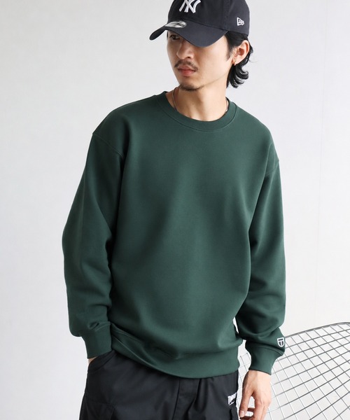 NEWTRAL（ニュートラル）の「【NEWTRAL/ニュートラル】11.2oz Standard Emblem CN Sweat / 11.2オンス スタンダード ワンポイントエンブレム クルーネックスウェット（スウェット・メンズ・ネイビー/ホワイト/ブラック/ヘザーグレー/アッシュグレー/ダークグリーン・M/L/S/XL）」の5枚目の写真