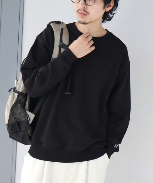 NEWTRAL（ニュートラル）の「【NEWTRAL/ニュートラル】11.2oz Standard Emblem CN Sweat / 11.2オンス スタンダード ワンポイントエンブレム クルーネックスウェット（スウェット・メンズ・ネイビー/ホワイト/ブラック/ヘザーグレー/アッシュグレー/ダークグリーン・M/L/S/XL）」の13枚目の写真