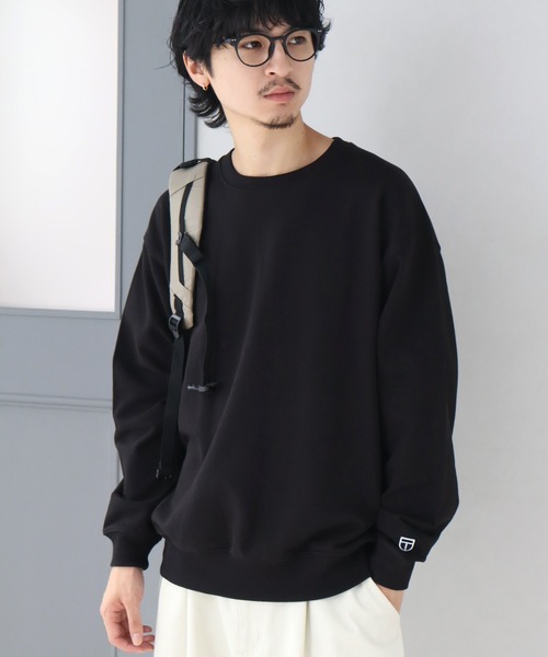 NEWTRAL（ニュートラル）の「【NEWTRAL/ニュートラル】11.2oz Standard Emblem CN Sweat / 11.2オンス スタンダード ワンポイントエンブレム クルーネックスウェット（スウェット・メンズ・ネイビー/ホワイト/ブラック/ヘザーグレー/アッシュグレー/ダークグリーン・M/L/S/XL）」の14枚目の写真