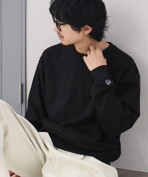 NEWTRAL（ニュートラル）の「【NEWTRAL/ニュートラル】11.2oz Standard Emblem CN Sweat / 11.2オンス スタンダード ワンポイントエンブレム クルーネックスウェット（スウェット・メンズ・ネイビー/ホワイト/ブラック/ヘザーグレー/アッシュグレー/ダークグリーン・M/L/S/XL）」の19枚目の写真