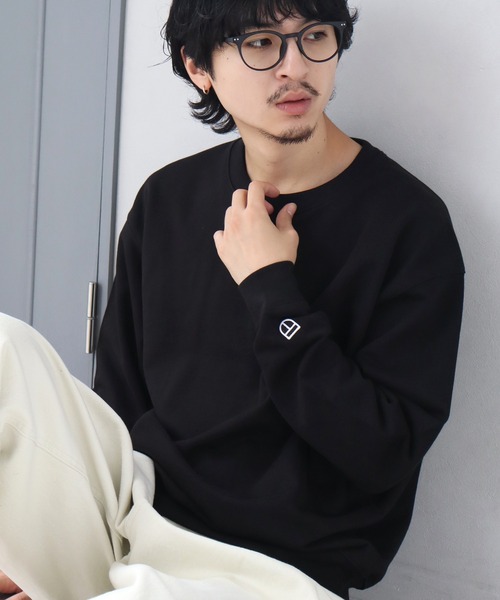 NEWTRAL（ニュートラル）の「【NEWTRAL/ニュートラル】11.2oz Standard Emblem CN Sweat / 11.2オンス スタンダード ワンポイントエンブレム クルーネックスウェット（スウェット・メンズ・ネイビー/ホワイト/ブラック/ヘザーグレー/アッシュグレー/ダークグリーン・M/L/S/XL）」の15枚目の写真