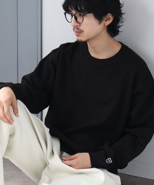 NEWTRAL（ニュートラル）の「【NEWTRAL/ニュートラル】11.2oz Standard Emblem CN Sweat / 11.2オンス スタンダード ワンポイントエンブレム クルーネックスウェット（スウェット・メンズ・ネイビー/ホワイト/ブラック/ヘザーグレー/アッシュグレー/ダークグリーン・M/L/S/XL）」の16枚目の写真