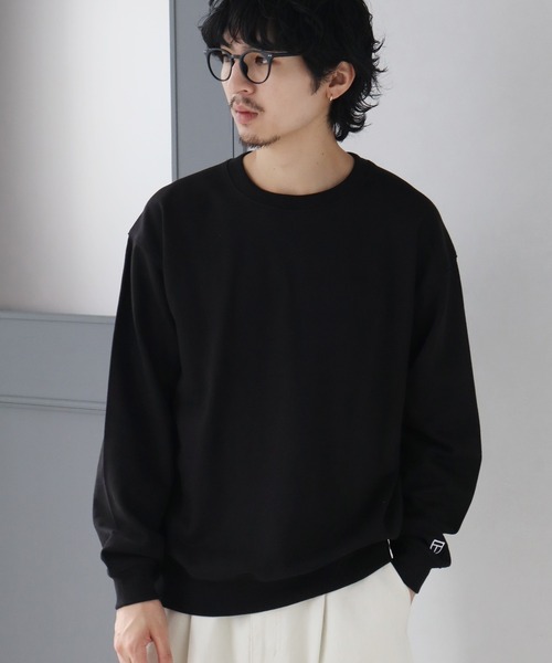 NEWTRAL（ニュートラル）の「【NEWTRAL/ニュートラル】11.2oz Standard Emblem CN Sweat / 11.2オンス スタンダード ワンポイントエンブレム クルーネックスウェット（スウェット・メンズ・ネイビー/ホワイト/ブラック/ヘザーグレー/アッシュグレー/ダークグリーン・M/L/S/XL）」の18枚目の写真