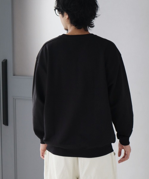 NEWTRAL（ニュートラル）の「【NEWTRAL/ニュートラル】11.2oz Standard Emblem CN Sweat / 11.2オンス スタンダード ワンポイントエンブレム クルーネックスウェット（スウェット・メンズ・ネイビー/ホワイト/ブラック/ヘザーグレー/アッシュグレー/ダークグリーン・M/L/S/XL）」の20枚目の写真
