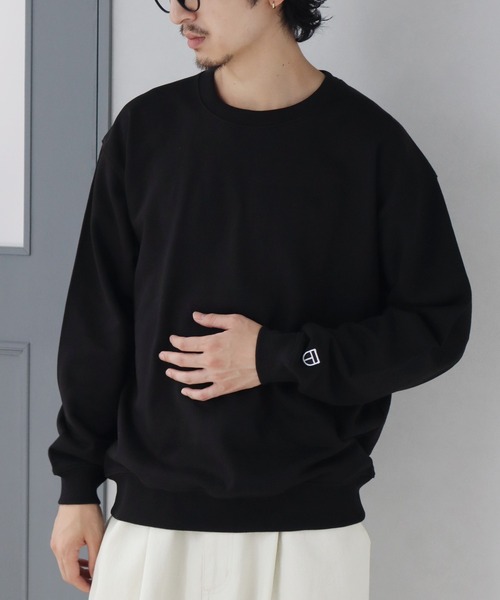 NEWTRAL（ニュートラル）の「【NEWTRAL/ニュートラル】11.2oz Standard Emblem CN Sweat / 11.2オンス スタンダード ワンポイントエンブレム クルーネックスウェット（スウェット・メンズ・ネイビー/ホワイト/ブラック/ヘザーグレー/アッシュグレー/ダークグリーン・M/L/S/XL）」の17枚目の写真