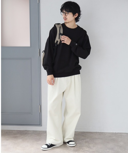 NEWTRAL（ニュートラル）の「【NEWTRAL/ニュートラル】11.2oz Standard Emblem CN Sweat / 11.2オンス スタンダード ワンポイントエンブレム クルーネックスウェット（スウェット・メンズ・ネイビー/ホワイト/ブラック/ヘザーグレー/アッシュグレー/ダークグリーン・M/L/S/XL）」の22枚目の写真