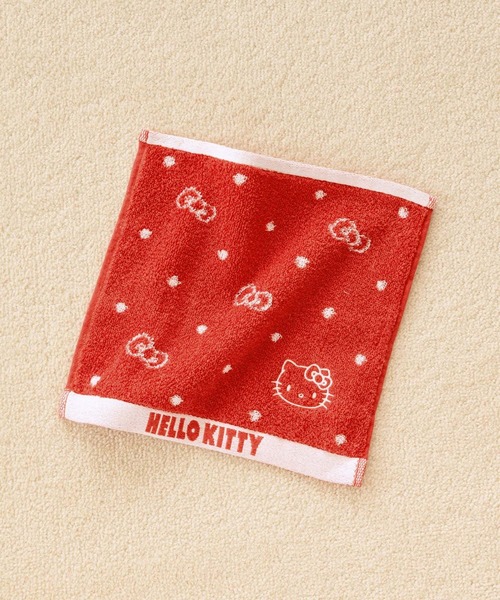 LOWRYS FARM(ローリーズファーム)の「【HELLO KITTY】DOTminiタオル 669873 /GOODS(ハンカチ/ハンドタオル・レディース・ブラック/ブラウン/レッド・FREE)」の3枚目の写真