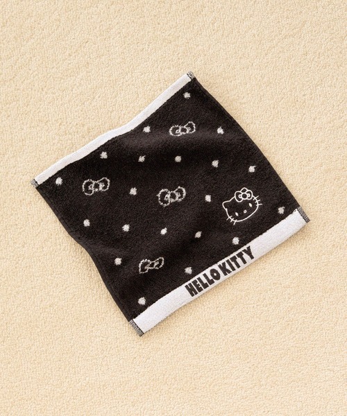 LOWRYS FARM(ローリーズファーム)の「【HELLO KITTY】DOTminiタオル 669873 /GOODS(ハンカチ/ハンドタオル・レディース・ブラック/ブラウン/レッド・FREE)」の2枚目の写真