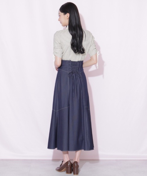 JILL by JILL STUART（ジルバイジルスチュアート）の「バックリボンマーメイドスカート（スカート・レディース・ネイビー/ブラウン系その他/グレー・FREE）」の19枚目の写真
