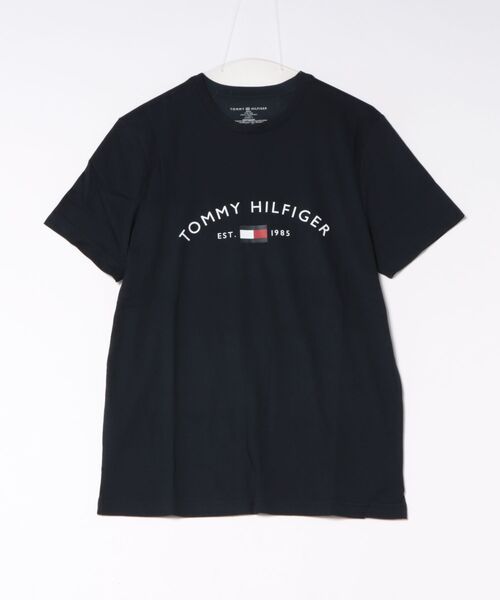 TOMMY HILFIGER（トミーヒルフィガー）の「TOMMY HILFIGER(トミーヒルフィガー)Ｔシャツ（Tシャツ/カットソー・メンズ・ネイビー/ホワイト・X-LARGE/LARGE/MEDIUM/SMALL）」の2枚目の写真