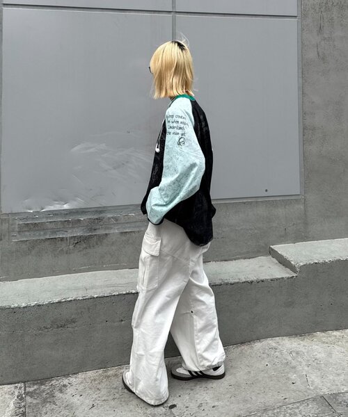 SOUNDSGOOOOD(サウンズグッド)の「【SOUNDS GOOOD】タイダイラグランプリントTEE(Tシャツ/カットソー・メンズ・ブラック/ライトグレー・ONE SIZE)」の11枚目の写真