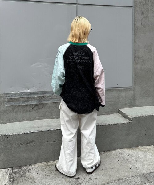 SOUNDSGOOOOD(サウンズグッド)の「【SOUNDS GOOOD】タイダイラグランプリントTEE(Tシャツ/カットソー・メンズ・ブラック/ライトグレー・ONE SIZE)」の12枚目の写真
