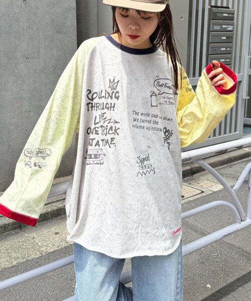 SOUNDSGOOOOD(サウンズグッド)の「【SOUNDS GOOOD】タイダイラグランプリントTEE(Tシャツ/カットソー・メンズ・ブラック/ライトグレー・ONE SIZE)」の13枚目の写真