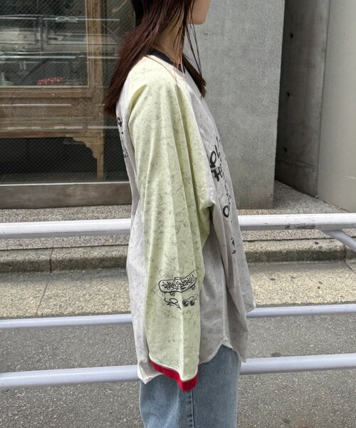 SOUNDSGOOOOD(サウンズグッド)の「【SOUNDS GOOOD】タイダイラグランプリントTEE(Tシャツ/カットソー・メンズ・ブラック/ライトグレー・ONE SIZE)」の16枚目の写真