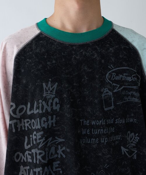 SOUNDSGOOOOD(サウンズグッド)の「【SOUNDS GOOOD】タイダイラグランプリントTEE(Tシャツ/カットソー・メンズ・ブラック/ライトグレー・ONE SIZE)」の21枚目の写真
