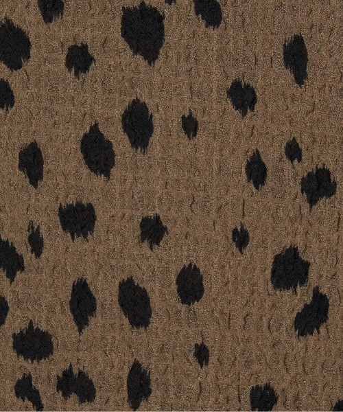 HELIOPOLE（エリオポール）の「DOT PRINT FRILL COLLAR  BLOUSE / ドット プリント フリル カラー ブラウス（シャツ/ブラウス・レディース・オリーブ/ブラック・38）」の9枚目の写真