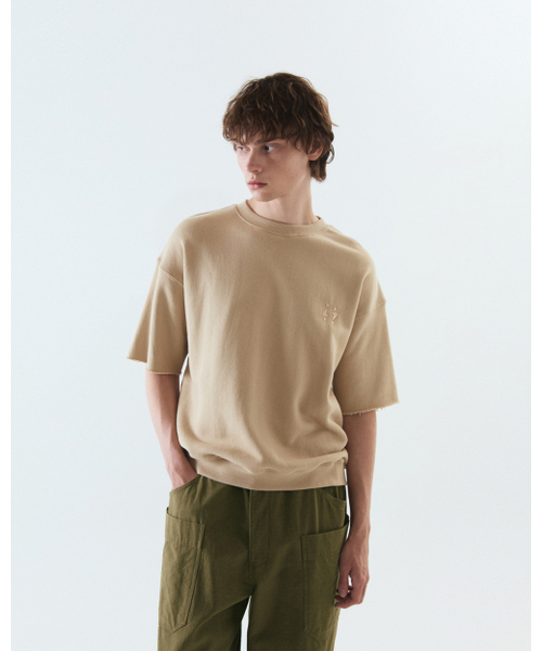 THEENDQUESTION(ジエンドクエスチョン)の「Half crewneck sweatshirt / BEIGE(Tシャツ/カットソー・レディース・その他・FREE)」の6枚目の写真