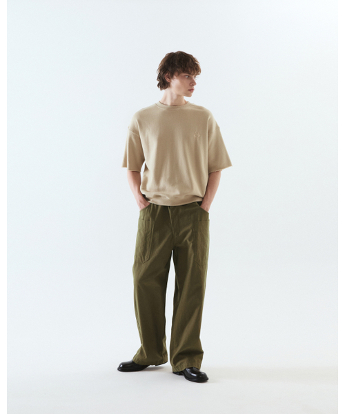 THEENDQUESTION(ジエンドクエスチョン)の「Half crewneck sweatshirt / BEIGE(Tシャツ/カットソー・レディース・その他・FREE)」の7枚目の写真