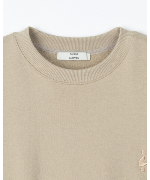 THEENDQUESTION(ジエンドクエスチョン)の「Half crewneck sweatshirt / BEIGE(Tシャツ/カットソー・レディース・その他・FREE)」の8枚目の写真