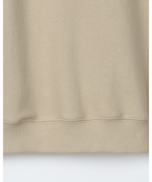 THEENDQUESTION(ジエンドクエスチョン)の「Half crewneck sweatshirt / BEIGE(Tシャツ/カットソー・レディース・その他・FREE)」の12枚目の写真