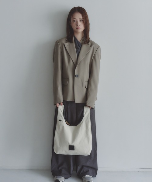 RT;ESKA(アールティーエスカ)の「RT;ESKA(アールティーエスカ) / Edit Tote(トートバッグ・レディース・アイボリー/ブラック・FREE)」の18枚目の写真