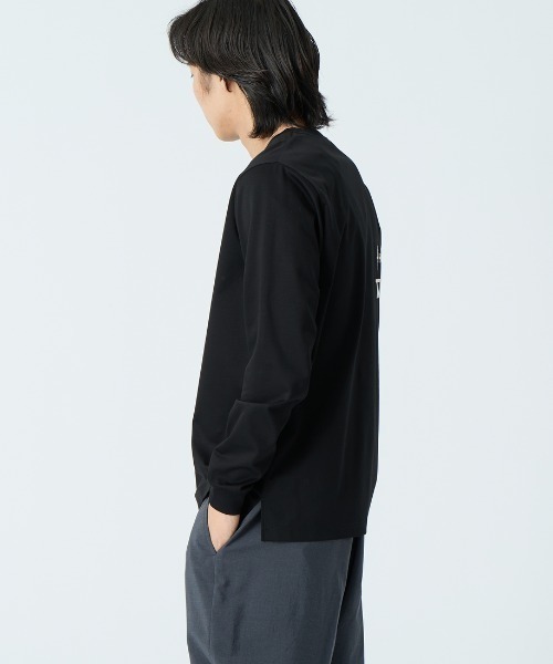 TATRAS（タトラス）の「【WEB先行予約】[TATRAS/タトラス] BELECI バックロゴデザイン ロングスリーブTシャツ（Tシャツ/カットソー・レディース・ホワイト/ブラック・1/2/3）」の10枚目の写真