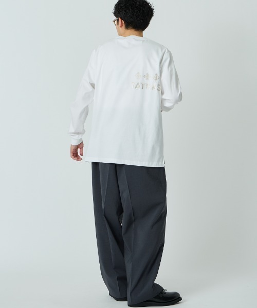TATRAS（タトラス）の「【WEB先行予約】[TATRAS/タトラス] BELECI バックロゴデザイン ロングスリーブTシャツ（Tシャツ/カットソー・レディース・ホワイト/ブラック・1/2/3）」の14枚目の写真