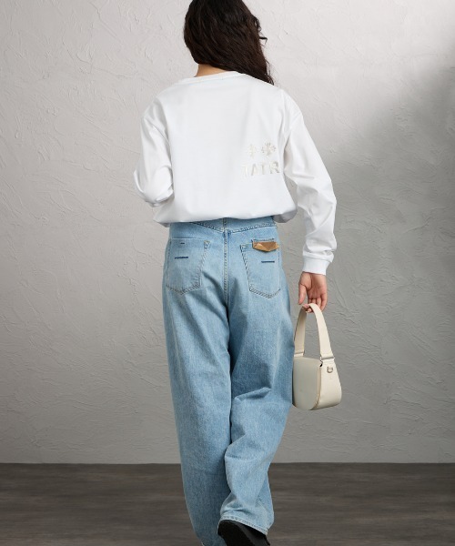 TATRAS（タトラス）の「【WEB先行予約】[TATRAS/タトラス] BELECI バックロゴデザイン ロングスリーブTシャツ（Tシャツ/カットソー・レディース・ホワイト/ブラック・1/2/3）」の22枚目の写真