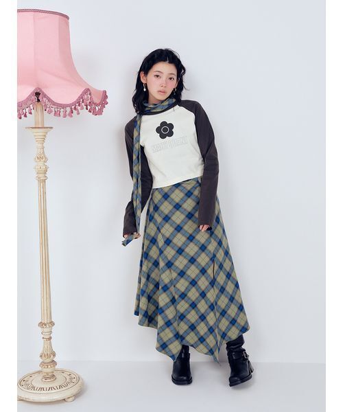LILY BROWN(リリーブラウン)の「ミドルバイカーブーツ(ブーツ・レディース・ブラウン/ブラック・M/S/L)」の10枚目の写真