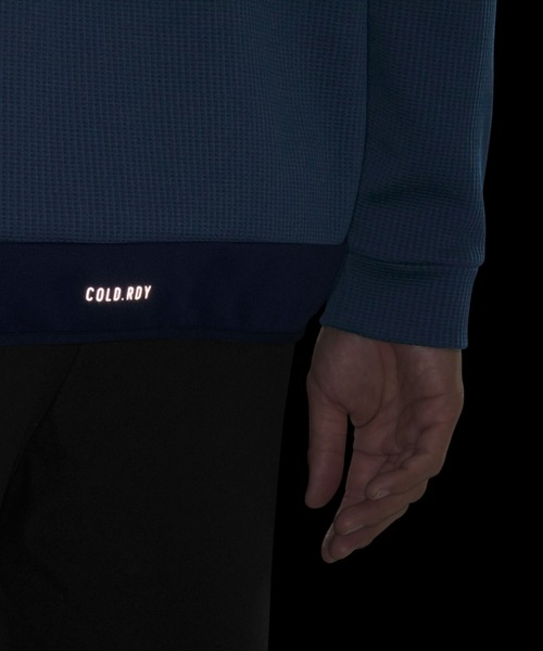 adidas(アディダス)の「COLD. RDYファブリックミックスFZジャケット【adidas Golf/アディダスゴルフ】(ブルゾン・メンズ・ネイビー・X-LARGE/SMALL/MEDIUM/XX-LARGE/LARGE)」の5枚目の写真