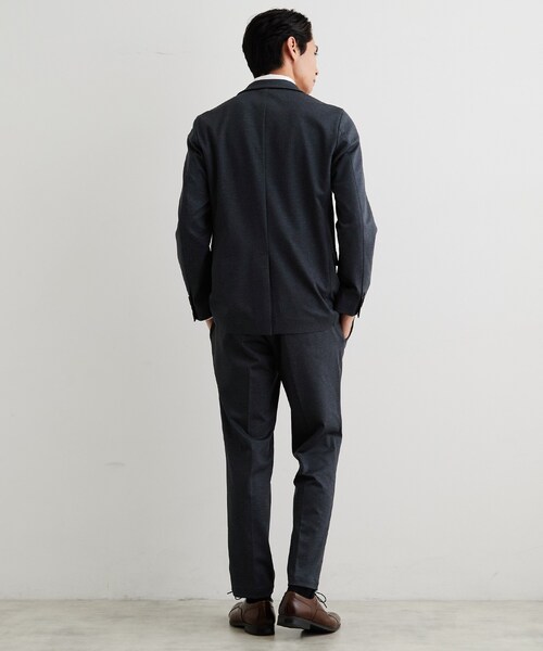 THE SHOP TK （ザ ショップ ティーケー ）の「【洗濯機OK／セットアップ可】TRジャージ スラックス（スーツパンツ・メンズ・ダークグレー/ネイビー系1/ネイビー・01/02/03/04）」の10枚目の写真