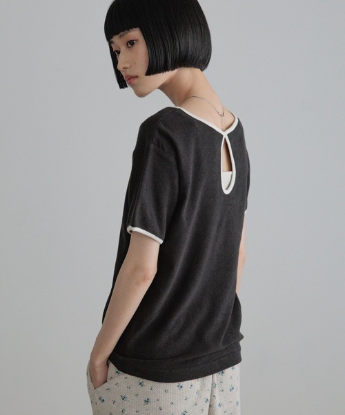 LOWRYS FARM(ローリーズファーム)の「パイルリンガープルオーバーSS 1053680(Tシャツ/カットソー・レディース・ブラック/オフホワイト/ブルー・FREE)」の13枚目の写真