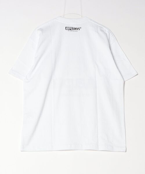 AAPE BY A BATHING APE（エーエイプバイアベイシングエイプ）の「AAPE BASIC TEE（Tシャツ/カットソー・メンズ・ホワイト/ブラック・X-LARGE/SMALL/LARGE/MEDIUM）」の3枚目の写真