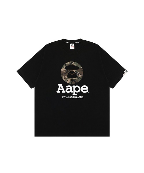 AAPE BY A BATHING APE（エーエイプバイアベイシングエイプ）の「AAPE BASIC TEE（Tシャツ/カットソー・メンズ・ホワイト/ブラック・X-LARGE/SMALL/LARGE/MEDIUM）」の2枚目の写真