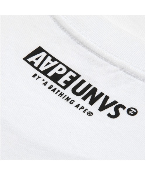 AAPE BY A BATHING APE（エーエイプバイアベイシングエイプ）の「AAPE BASIC TEE（Tシャツ/カットソー・メンズ・ホワイト/ブラック・X-LARGE/SMALL/LARGE/MEDIUM）」の6枚目の写真