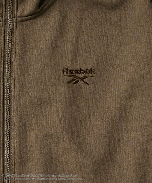 coen(コーエン)の「Reebok(リーボック)別注ジャージトラックジャケット(ジャージ・メンズ・ダークブラウン/ダークグレー・S/L/M/XL)」の5枚目の写真