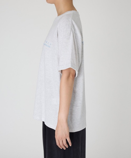 jj mercer(ジェイジェイマーサー)の「【J.J. Mercer】ロールアップロゴT(Tシャツ/カットソー・レディース・チャコール/ライトグレー・フリー)」の18枚目の写真