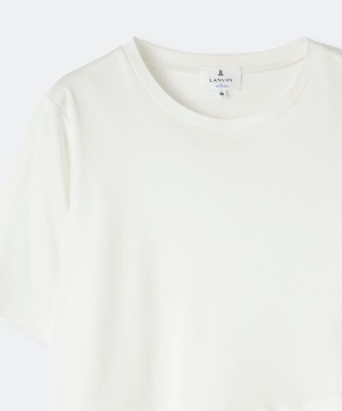 LANVIN en Bleu(ランバンオンブルー)の「アシンメヘムコンビカットソー(Tシャツ/カットソー・レディース・ブラック/ベージュ/オフホワイト・38)」の11枚目の写真