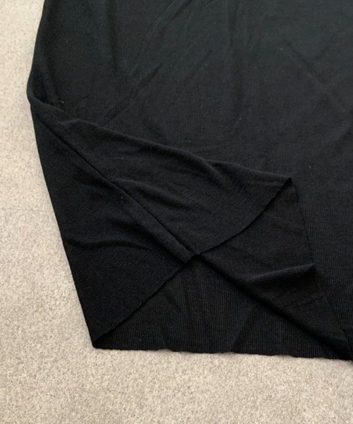 link lot（リンクロット）の「【26年秋冬新作アイテム】スラブ無地ロンT（Tシャツ/カットソー・メンズ・グレー/ブラック・M/L）」の12枚目の写真