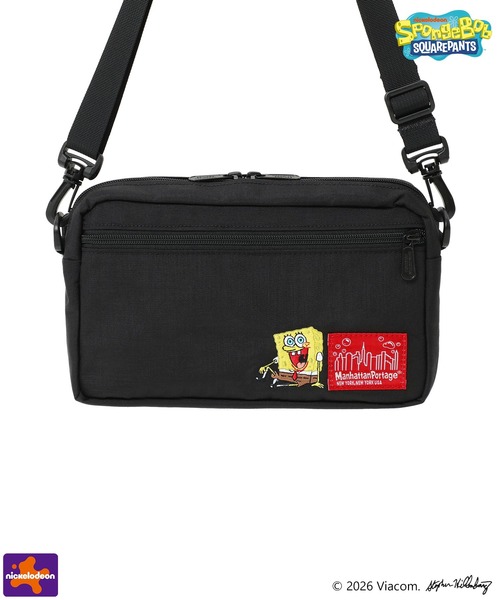 Manhattan Portage(マンハッタンポーテージ)の「JOGGER (L) JPN VER 2 500D CORDURA / SPONGE BOB(ショルダーバッグ・メンズ・ブラック・X-SMALL)」の2枚目の写真