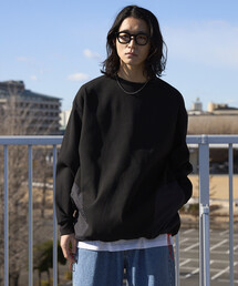 Firsthand（ファーストハンド）の「Firsthand/ファーストハンド サイドポケット スピンドル テックサーマル クルー / ビッグシルエット ワッフル ロングスリーブTEE 【限定展開】（Tシャツ/カットソー）」