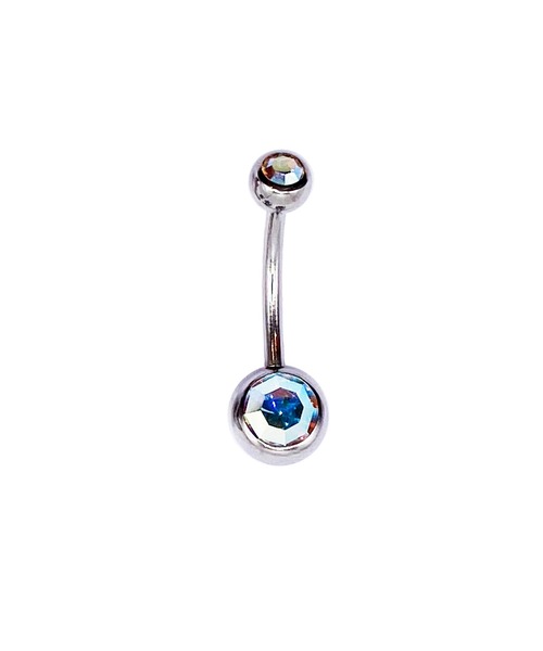 MORPH(モルフ)の「MORPH モルフ ネイブル ボディーピアス 14ゲージ 13mm(ファースト)(ピアス(片耳用)・レディース・レッド/ライトパープル/ピンク/ライトグリーン/ブルー/パープル/クリア/スカイブルー/ライトピンク/ブラック/グリーン/マルチ/エメラルド・13)」の13枚目の写真