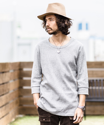 Magine | mlt1600 - Magine×CAMBIO Waffle Long Length 3/4 Sleeve Tee(Tシャツ/カットソー)