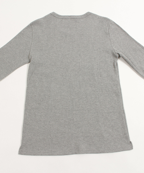 Magine（マージン）の「mlt1600 - Magine×CAMBIO Waffle Long Length 3/4 Sleeve Tee（Tシャツ/カットソー・メンズ・ホワイト/グレー/オートミール/ブラック・48(L)/44(S)/46(M)）」の21枚目の写真