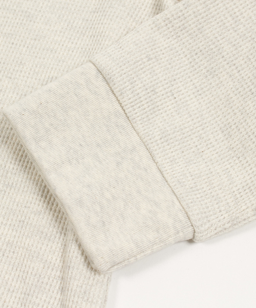 Magine（マージン）の「mlt1600 - Magine×CAMBIO Waffle Long Length 3/4 Sleeve Tee（Tシャツ/カットソー・メンズ・ホワイト/グレー/オートミール/ブラック・48(L)/44(S)/46(M)）」の13枚目の写真