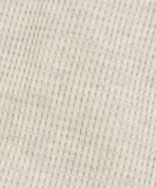 Magine（マージン）の「mlt1600 - Magine×CAMBIO Waffle Long Length 3/4 Sleeve Tee（Tシャツ/カットソー・メンズ・ホワイト/グレー/オートミール/ブラック・48(L)/44(S)/46(M)）」の9枚目の写真